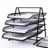4 Tier Metal Mesh Document Tray L29.5cm H32cm