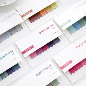 5 Color Sticky Notes Set