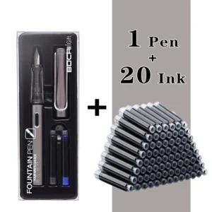 Fountain Pen Set with 20 Ink