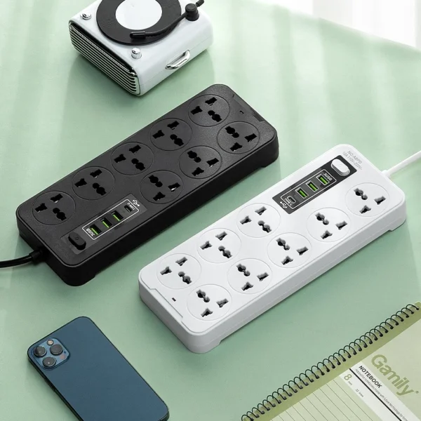 my-11134207-7r98z-lw5bun64au0ab4.webp Random 8 Port 3 USB Power Strip