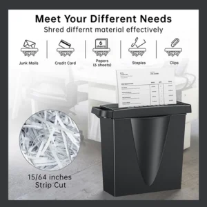 Paper Shredder 10L L30cm W15cm H39.6cm