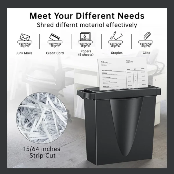 my-11134207-7rasm-m1gybjijho9z1f.webp Paper Shredder 10L L30cm W15cm H39.6cm
