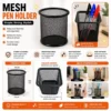 my-11134207-820l9-mocea73lclcd4d.webp Dingli Metal Mesh Pen Holder L9cm W7.5cm H10.2cm