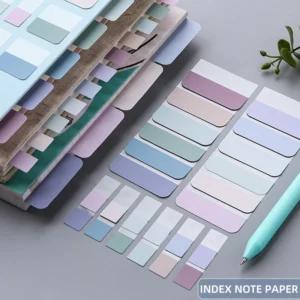 Morandi Index Tab Sticky Notes Set