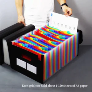 Rainbow A4 Expanding File Folder L35cm W33cm H24cm