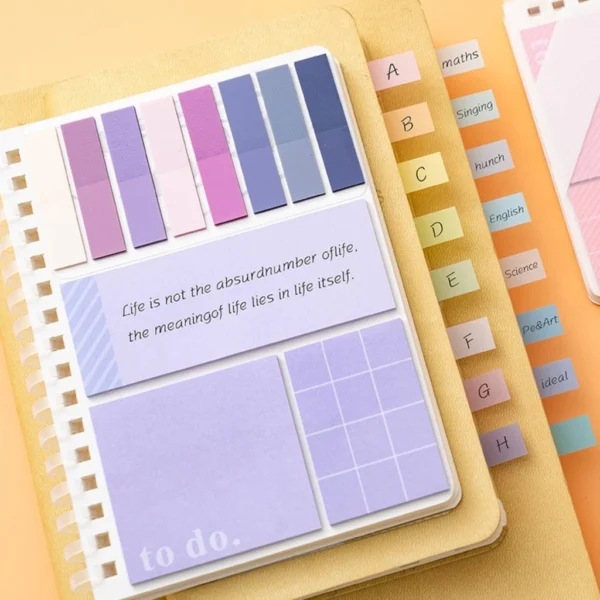 sg-11134201-8261x-mm8lsr26zh8vb2.webp Random Index Sticky Note Book Set